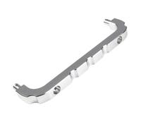CNC Aluminum Front Body Roll Cage Brace Support for 1/5 RC Car HPI RV KM Baja 5b Upgrade Replacement Part (Silver)