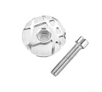 CNC Aluminum Headset Cover 31.8mm Red Orange | CNC machined for surface, vibrant red or orange options, rust resistant, sleek modern look