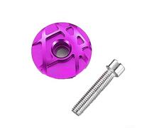 CNC Aluminum Headset Cover 31.8mm Red Orange | CNC machined for surface, vibrant red or orange options, rust resistant, sleek modern look