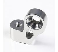 CNC Aluminum Metal Clutch Fixed Mount for 1/5 RC Car HPI rv Baja 5b 5t 5sc SS Engine Upgrade Part (Silver)