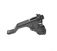 CNC Aluminum Motorcycle Brake Clutch Levers Folding Adjustable for Dirt Bike for ATV for Quad Off-Road Bike 22mm Handlebar Black Silver(Grey)