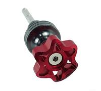 CNC Aluminum Motorcycle Oil Rule, Engine Oil Dipstick Offering a Unique Look and Reliable Functionality (red)