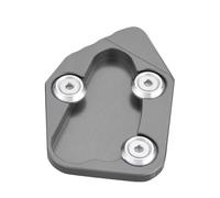 CNC Aluminum Motorcycle Side Stand Plate Pad For Honda CBR1000RR CBR600RR CBR650F CBR600F CBR500R CB500F/X CBR250F CBR300 R Motorcycle Kickstand Side Stand Extension Enlarger Pad(Titanium 1000RR)