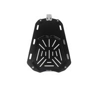 CNC Aluminum Motorcycle Top Rear Luggage Box Bracket Plate Trunk Boot Quick Release Base Plate Shelf Holder Toolbox Bracket Motorcycle Rear Luggage(100L carbon steel)