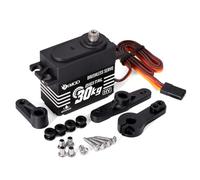CNC Aluminum Shell Waterproof 20KG/30KG/40KG Metal Gear Digital Brushless Servo for RC Car Boat Robot (30KG-180°)