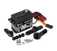 CNC Aluminum Shell Waterproof 20KG/30KG/40KG Metal Gear Digital Brushless Servo for RC Car Boat Robot (20KG-180°)