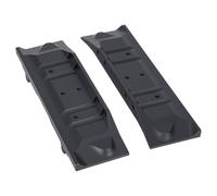 CNC Aluminum Side Pedal Rock Sliders 1/10 RC Crawler Car Accessories for Vanquish VS4-10 Phoenix Upgrade Parts (Black)