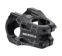 CNC Aluminum Stem for Off-Road Mountain Biking Disciplines Including DH AM and 31.8mm Handlebar Support (black)