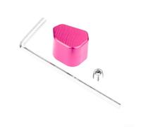 CNC Aluminum Switch Button Cap Turn Signal Key(pink)