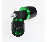 CNC Bar Ends for Dirt Bike and Scooter - Aluminium Handlebar End Weights 22mm Bore Black(Green and Black)