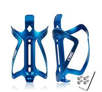 CNC Bike Water Bottle Holder, Bike Water Bottle Cage for Road Bike/Mountain Bike,2-Pack,Blue