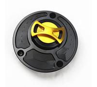 CNC Bow-tie Gas Fuel Tank Cap Cover For Yamaha YZF R6 R1 R25 MT 07 09 FZR1000 FZ1 TT600 V-MAX (Titanium)