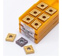 CNC Carbide Insert 10PCS Blade CNMG120404 CNMG120408 MA VP15TF UE6020 US735 Hardness Internal Tool CNMG 120404 120408 End Milling Cutter(CNMG120404 UE6020)