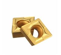 CNC Carbide Insert 10pcs CCMT060204-HM YBC251 Insert Titanium Coated Cutter