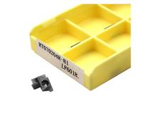 CNC Carbide Insert Cutter RT070204R-81 RT100308R-81 LF6018 LF6028 Carbide Insert Shoulder Mill Blade CNC Lathe Cutter Milling Turning Tools(RT100308R-81 LF6018)