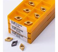 CNC Carbide Insert Cutters 10PCS CNC Insert DCMT070208 VP15TF UE6020 US735 Lathe Metal Turning Tool Tools Internal Milling Cutter DCMT 070208(DCMT070208 VP15TF)