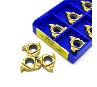 CNC Carbide Insert Cutters 10PCS Original RT16.01W G60P RT22. N55P N60P YBG201 16RE 22ER N55 N60 Thrreading Inserts Lathe Cutter Tools(RT16.01N-G60 YBG201)