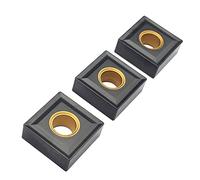 CNC Carbide Insert Cutters 10PCS SNMG120404 SNMG120408 KC3115 Inserts External Turning Tool Blades CNC Lathe Tools for Cast Iron(SNMG120408 KC3115)