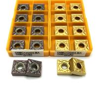 CNC Carbide Insert Cutters 10pcs SNMG120404 SNMG120408 MA VP15TF UE6020 High-Quality Cutting Insert CNC Lathe Turning Tool(SNMG120408 MA UE6020)