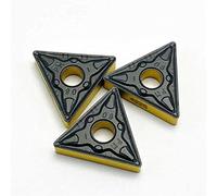 CNC Carbide Insert Cutters 10PCS TNMG220408 PM 4225 TNMG220404 Super Hard Insert Metal Turning CNC Lathe Tools TNMG 160404/220408(TNMG220404 PM 4225)