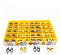 CNC Carbide Insert Cutters DCMT11T304 DCMT11T308 DCMT070204 VP15TF US735 UE6020 External Turning Tools Insert Lathe Cutter Tool Turning(DCMT11T308 UE6020,50PCS)