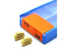 CNC Carbide Insert Cutters SP200 SP300 SP400 NC3020 NC3030 PC9030 Grooving Inserts Lathe Cutter Turning Tool Parting and Grooving Off Tools(SP300 PC9030)