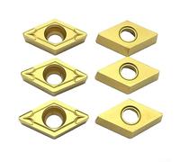 CNC Carbide Inserts, 10pcs DCMT11T304 DCMT32.51 carbide inserts Internal Turning tool Wear Resistance 20mm * 6mm * 4mm