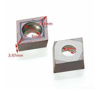 CNC Carbide Lathe Tool Inserts Set 10pcs with 40 Types Blade Cutter for Steel, Cast Iron, Aluminum Wire Machining (CCMT09T304 VP15TF)