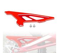 CNC Chain Guard Compatible with Surron Light Bee S/Light Bee X, Segway X160 / Segway X260 Electric Dirt Bike EBike Rear Chain Cover Hell Protection(Red)