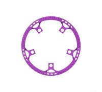CNC Chainring 53T 130BCD Five Arm Black Silver | High-strength aluminum, CNC precision , 47 tooth count, 130mm for bcd, black silver purple options