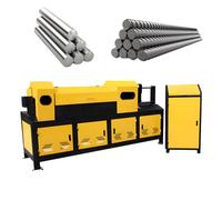 CNC Controlled Rebar Straightening and Cutting Machine - Professional Steel Rod Processing Equipment Designed for Mass Production, Housing Projects, and Industrial Jobs