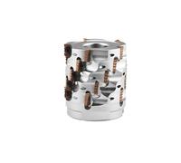 CNC Corn Milling Cutter Bar BAP300R BAP400R Spiral End Face Right Angle Mill Side Rough Installation 1135 1604 Mill Chuck Holder(400R-D50-22d-42M-3T)