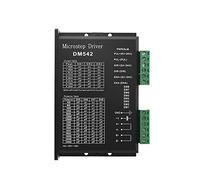 CNC Digital Microstep driver DM542 Stepper Motor Driver Controller 2-phase 20-50V DC Max 4.2A 42 57 86 Motor Driver for Nema 17, 23 and Nema 34 series stepper motor, Replace M542 M542H