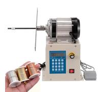 CNC Electric Coil Winding Machine - Adjustable Speed, Automatic Reversal, High Torque Wire Winder Tool with Digital Display and Foot Switch, 800W for Enameled Wire