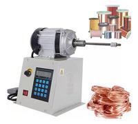 Cnc Electric Winding Machine, Digital Control Automatic Winder, 500W Coil Winder Machine with Digital Display & Foot Switch, Adjustable Speed & Reversal, for Fishing Line Enameled Wire