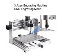 CNC Engraving Machine, CNC milling Machine Engraving Machine Made of T8 Lead Screw 42 Stepper Motor for Aluminum Alloy CNC Engraving Machine Easy for Material Processing