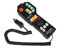 CNC Engraving Machine Manual Controller, USB CNC Controller for Mach3, 6 - Axis Control with Emergency Stop Function, Cable for Easy Operation in Woodworking and Metal Engraving