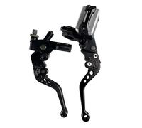 CNC for One Pair 7/8" 22mm Universal Motorcycle Brake for Master Cylinder Lever Cable Clutch Reservoir for Scooter(20)