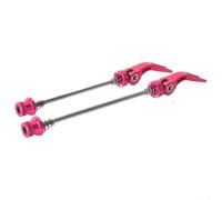 CNC Forged Quick Release Axle for Mountain Bikes, Aluminum Alloy, 4 8mm Shaft, Compatible with Road and Folding Bikes, Lightweight Design (red)