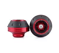 CNC Front Fork Frame Sliders Wheel Crash Protector Aluminum Fork Wheel Frame Sliders Crash Pads Motorbike Falling Scooter Moped(Red) motorcycle frame sliders