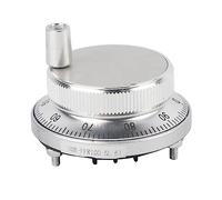 CNC Hand Wheel Pulse Encoder 60mm Manual Control Generator for Mill Router System 5V Metal Gear Black or White (White)