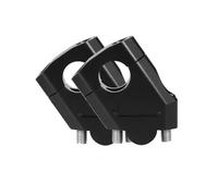 Cnc Handlebar Clamp Motorcycle Handlebar Riser Bar Mount Handle Clamp 28mm 22mm For BMW R1200GS Handlebar Risers Clamp Height Up Adapters Lifting Bracket(BLACK,22MM)