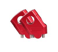 Cnc Handlebar Clamp Motorcycle Handlebar Riser Bar Mount Handle Clamp 28mm 22mm For BMW R1200GS Handlebar Risers Clamp Height Up Adapters Lifting Bracket(RED,28mm)