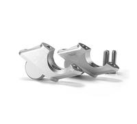 Cnc Handlebar Clamp Motorcycle Handlebar Riser Clamp Extend Adapter For BMW R1200R 2015-2019 R1250R 2019-2025 Adjustable Lifting Bracket Lifting Bracket(Silver1)