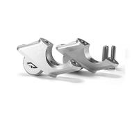 Cnc Handlebar Clamp Motorcycle Handlebar Riser Clamp Extend Adapter For BMW R1200R 2015-2019 R1250R 2019-2025 Adjustable Lifting Bracket Lifting Bracket(Silver2)