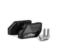 Cnc Handlebar Clamp Motorcycle Handlebar Riser For BMW R1200RS 2015-2020 R1250RS 2019-2021 Handlebar Riser Adjustable Clamp Riser Kit Lifting Bracket(BLACK 1)