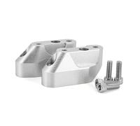 Cnc Handlebar Clamp Motorcycle Handlebar Riser For BMW R1200RS 2015-2020 R1250RS 2019-2021 Handlebar Riser Adjustable Clamp Riser Kit Lifting Bracket(Silver 3)