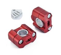 Cnc Handlebar Clamp Motorcycle Handlebar Riser For CRF300L CRF250L CRF 230 450L CRF250F 250 450 R/X Mounting Clamp Extension Adapter Lifting Bracket(RED)