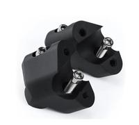 Cnc Handlebar Clamp Motorcycle Handlebar Riser For Ducati Multistrada V4 S Rally Pikes Peak 2021-2025 Lift Riser Clip Extension Adapter Lifting Bracket(BLACK)