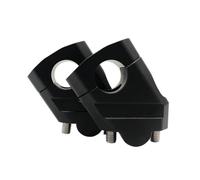 Cnc Handlebar Clamp Motorcycle Handlebar Riser For SUZUKI DL650 V-Strom Lift Riser Offset Adjuster Extension Height Kit Heighten Bracket Lifting Bracket(BLACK)